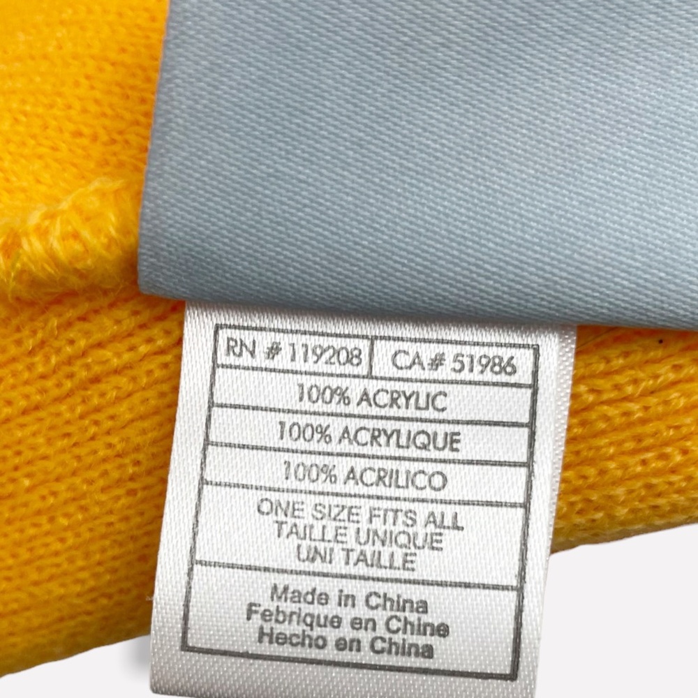 NBA Los Angeles Lakers Embroidered Yellow Beanie Cap - Picture 4 of 4